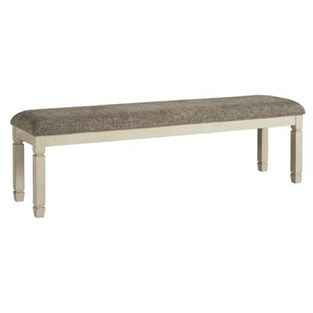 Signature Design by Ashley Bolanburg D647-08 Extra Large Upholstered Dining Room Bench (Dining Seating - Benches)