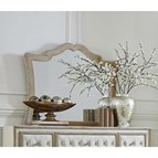 Coaster Furniture Antonella 223524 Upholstered Dresser Mirror - Camel