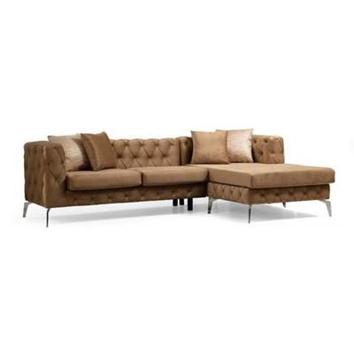 Nova Wholesale Furniture Piera Reversible Sectional - Mocha