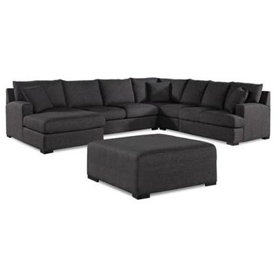 Nova Wholesale Furniture Balwyn LAF Sectional - Smoke
