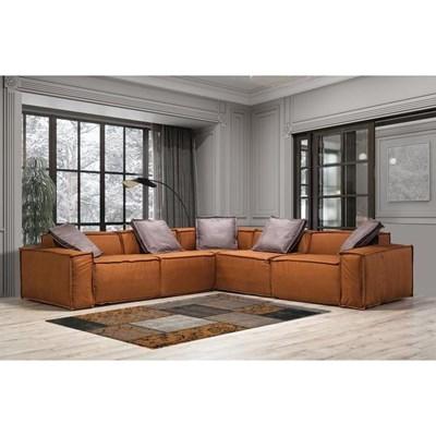 Nova Wholesale Furniture Marcella Modular Sectional - Mahogany