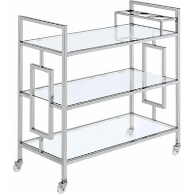 Elements International Ezra Serving Bar Cart