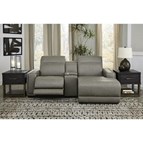 Signature Design by Ashley Correze U94202S11 3 pc Power Reclining Sectional with Chaise