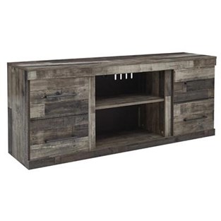 Signature Design by Ashley Derekson EW0200-268 Large TV Stand with Fireplace Option (TV Stands - Media Consoles and Credenzas)
