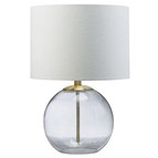 Signature Design by Ashley Samder L430744 Glass Table Lamp