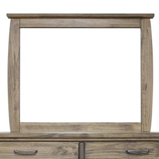 Mako Wood Furniture Tofino 5400-50 Dresser Mirror - Rustic (Dresser Mirrors)