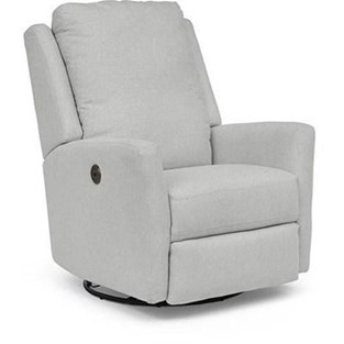 Best Home Furnishings Heatherly 1NP25 Swivel Glider Recliner - Dove (Recliners - Manual)