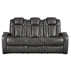 Signature Design by Ashley Turbulance 8500115C Power Reclining Sofa with Adjustable Headrest