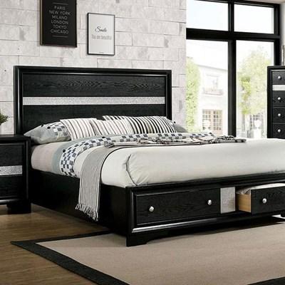 Furniture of America Chrissy CM7552BK-Q-BED