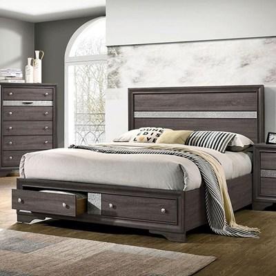 Furniture of America Chrissy CM7552GY-Q-BED