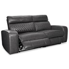 Signature Design by Ashley Samperstone 55203S5 2 pc Power Reclining Sectional Loveseat