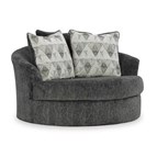 Signature Design by Ashley Biddeford 3550421 Oversized Swivel Accent Chair