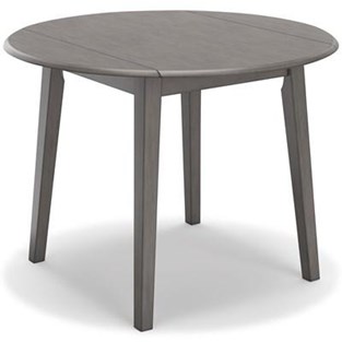 Signature Design by Ashley Shullden D194-15 Round Dining Room Drop Leaf Table (Dining Tables - Round)