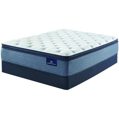 Serta Cozy Plush Pillow Top Mattress Set (Full)