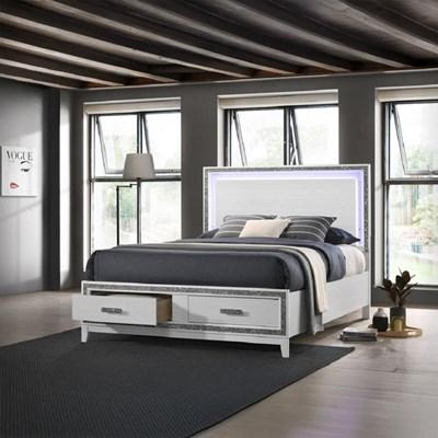Acme Furniture Haiden BD01742EK EK Bed with LED & Storage