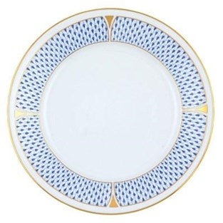 Herend Art Deco Dinner Plate - Blue (Plates - Dinner)