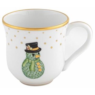 Herend Christmas Mug - Snowman (Cups & Saucers - Mugs)
