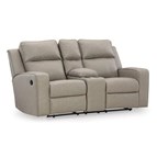 Signature Design by Ashley Lavenhorne 6330794 Double Reclining Loveseat with Console
