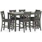 Signature Design by Ashley Caitbrook D388-423 Rectangular Dining Room Counter Table Set