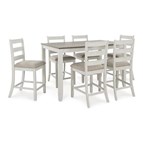 Signature Design by Ashley Skempton D394-423 Rectangular Dining Room Counter Table Set
