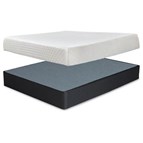 Sierra Sleep 10 Inch Chime Memory Foam M699M1 King Mattress and Foundation
