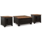 Signature Design by Ashley Valebeck T468T2 Coffee Table and 2 End Tables