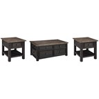Signature Design by Ashley Tyler Creek T736T2 Coffee Table and 2 End Tables