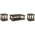 Signature Design by Ashley Johnelle T776T1 Coffee Table and 2 End Tables