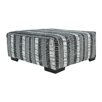 Albany Industries 0374-37-GENS-73099 Cocktail Ottoman - Groovy Black