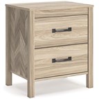 Signature Design by Ashley Battelle EB3929-292 Two Drawer Night Stand