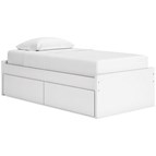 Signature Design by Ashley Onita EB9630B6 Twin Platform Bed with 1 Side Storage