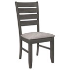 Coaster Furniture Dalila 102722GRY Wood Dining Side Chair - Dark Grey