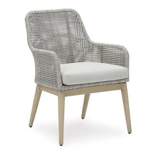 Signature Design by Ashley Seton Creek P798-601A Arm Chair with Cushion (Outdoor Seating - Dining Chairs)
