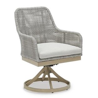 Signature Design by Ashley Seton Creek P798-602A Swivel Chair with Cushion (Outdoor Seating - Dining Chairs)
