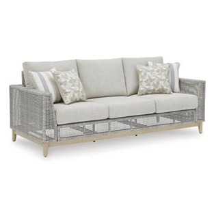 Signature Design by Ashley Seton Creek P798-838 Sofa with Cushion (Outdoor Seating - Sofas)