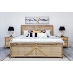 Mako Wood Furniture Victoria 8300-K King Panel Bed