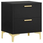 Coaster Furniture Kendall 224452 2-Drawer Nightstand - Black