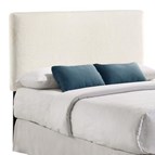 Coaster Furniture Gigi 316031QF Rectangular Upholstered Headboard - Ivory