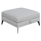Coaster Furniture Clint 509807 Square Upholstered Tufted Storage - Ottoman Aloe