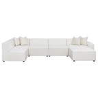 Coaster Furniture Freddie 551641-SETR 6 pc Upholstered Modular Sectional - Pearl