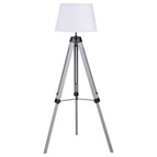 Coaster Furniture Dayton 920212 56-inch Empire Shade Metal Tripod Floor Lamp - Grey
