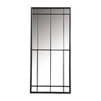 Coaster Furniture Annetta 962913 24 x 52 Inch Window Pane Floor or Wall Mirror - Black