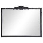 Coaster Furniture Sylvie 969531GBK Rectangular Mantle Mirror - Black