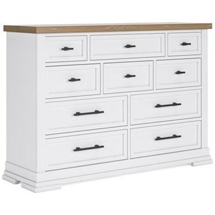 Benchcraft Ashbryn B844-31 Dresser (Dressers - 10 Drawers)