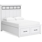 Benchcraft Ashbryn B844B2 Queen Panel Storage Bed