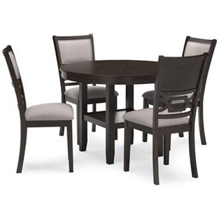 Signature Design by Ashley Langwest D422-225 Dining Room Table Set (Dinettes - 5-Piece)
