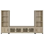 Coaster Furniture Sachin 736283-SET 3-piece Entertainment Center with 79