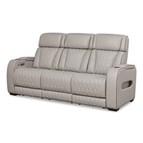 Signature Design by Ashley Boyington U2710515 Power Reclining Sofa with Adjustable Headrest