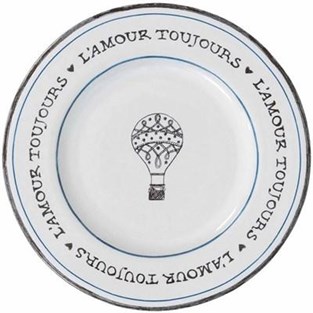 Juliska L'Amour Toujours Side/Cocktail Plate (Plates - Bread and Butter)