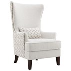 Coaster Furniture Pippin 904066 Upholstered High Wingback Accent Chair - Latte